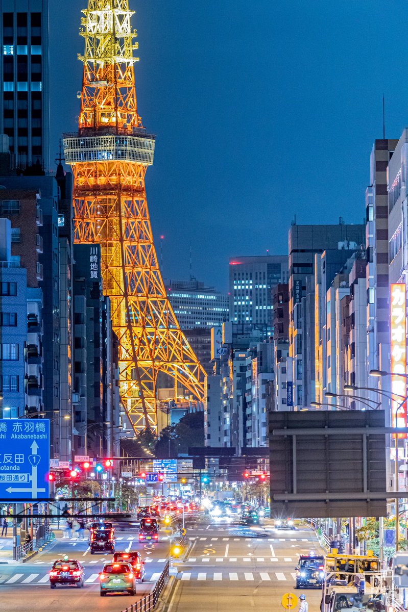 札の辻交差点 歩道橋