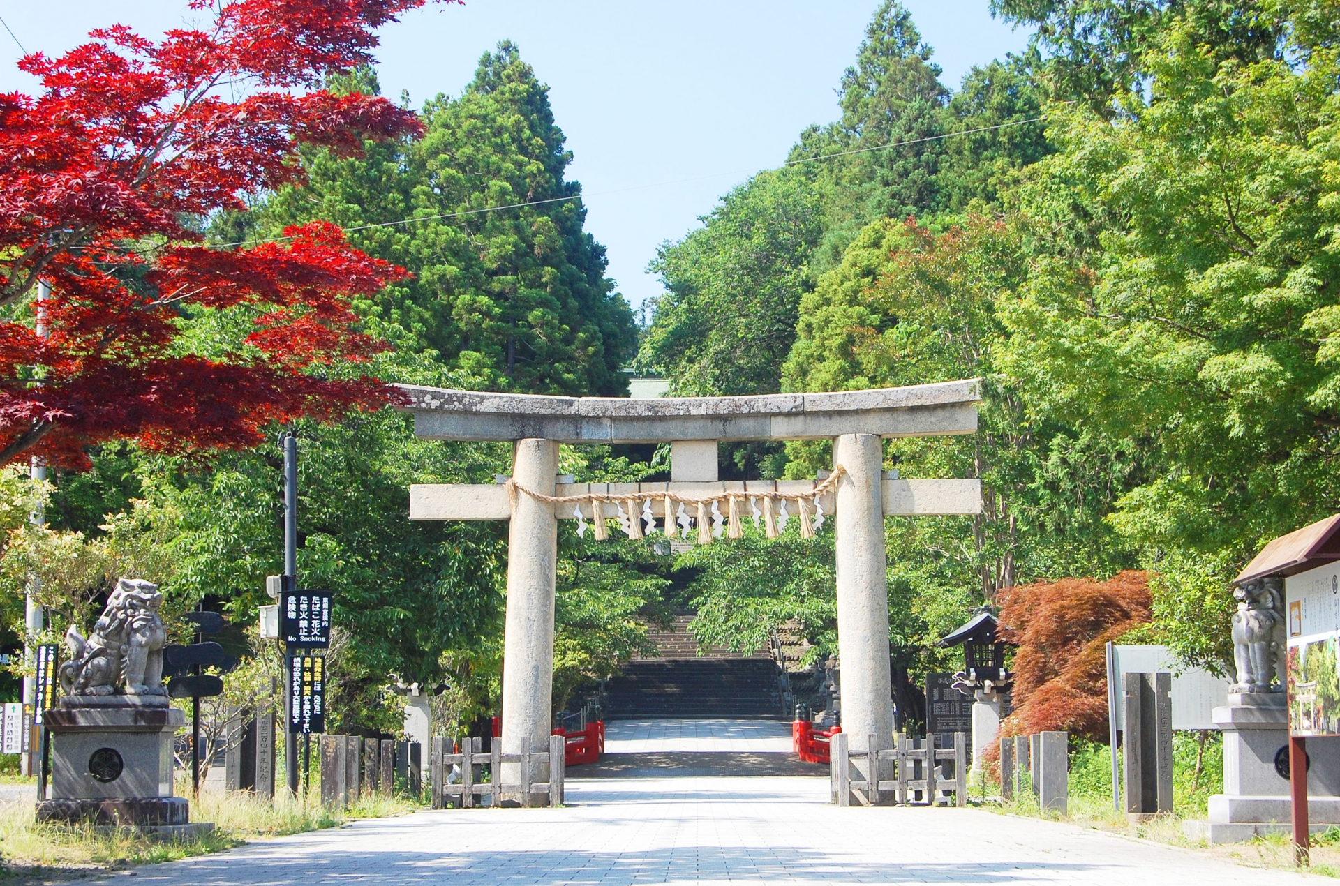 仙台東照宮 石鳥居